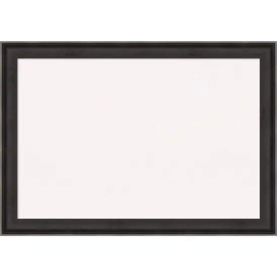 Allure Charcoal Wood Framed Corkboard, White Cork {1}