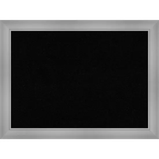 Flair Framed Corkboard, Black Cork Flair Silver Patina {7}