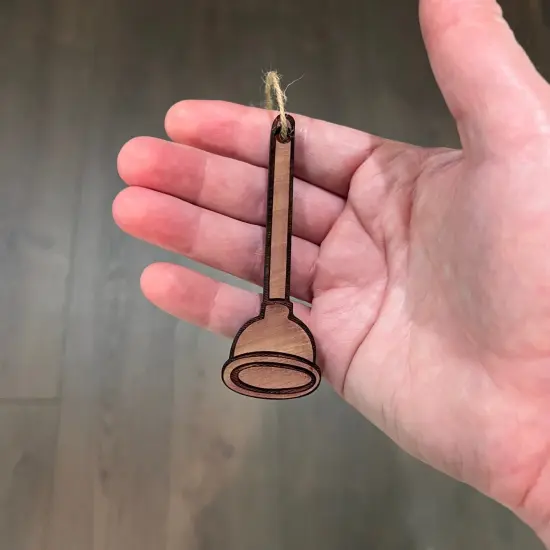 Plunger - Cedar Ornament {3}