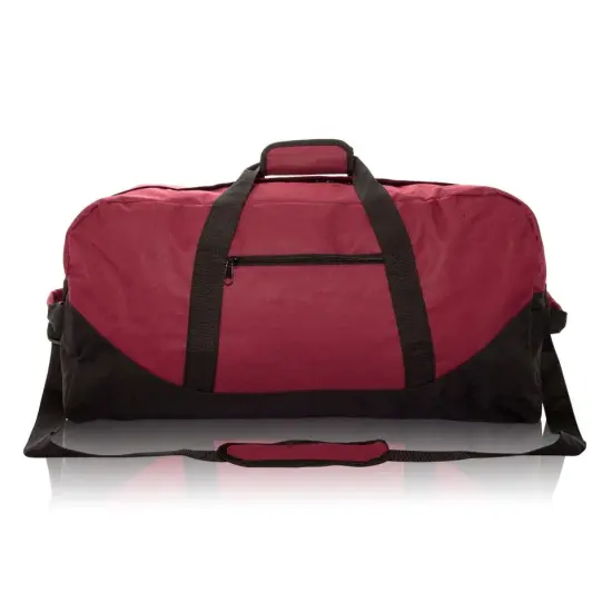 25 Inches Big Adventure Gym Sports Bag Maroon {1}