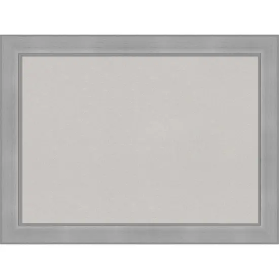 Vista Brushed Nickel Framed Corkboard, Grey Cork {1}