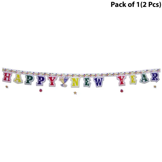 Style Hinged Banner (New Year) | Pivot to Perfection 11 1/2 Feet Banner | Raheev&reg; {1}