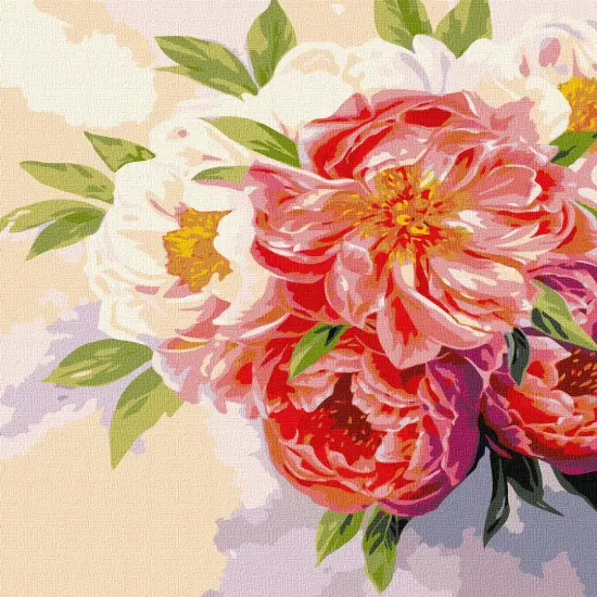 Painting by Numbers kit The peony mood KHO3117 {2}