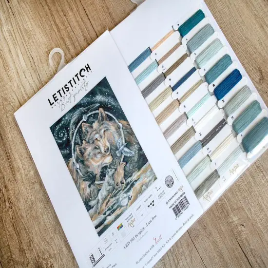 Counted Cross Stitch Kit In spirit I am free Leti955 {6}