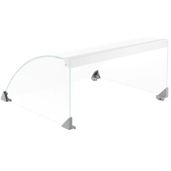 Olde Midway (Set of 4) Replacement Bracket Clips for Hot Dog Roller Machine Glass Cover Sneeze Guards {2}