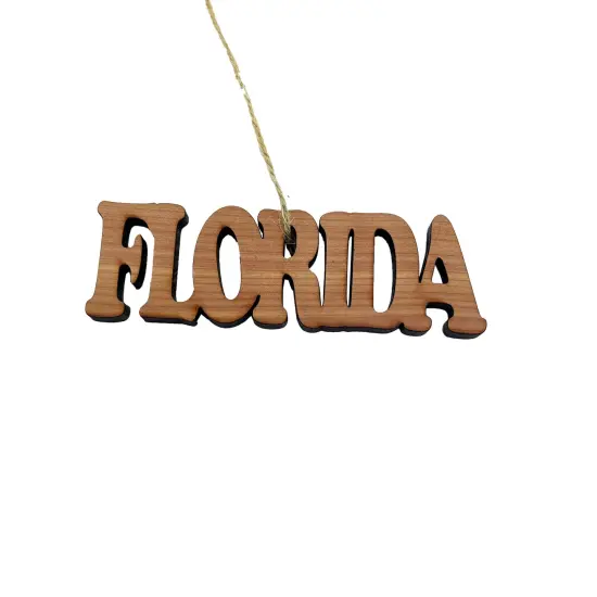 Florida - Cedar Ornament {1}