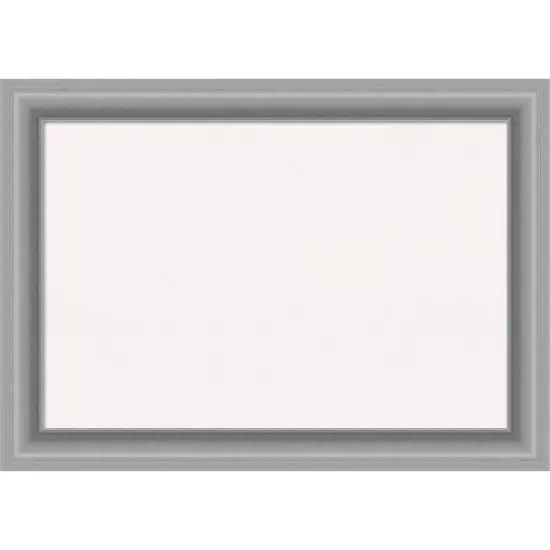 Peak Polished Nickel Framed Corkboard, White Cork {1}