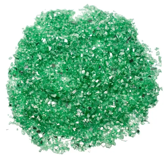 Green Apple Reflective Crushed Glass {1}