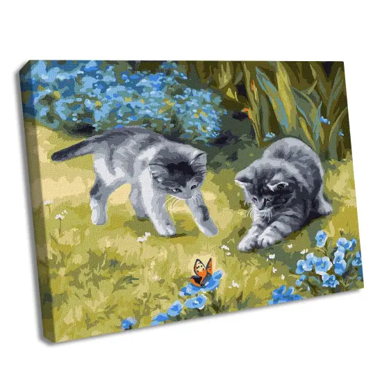 Painting by Numbers kit Cats in the garden KHO4252 {1}
