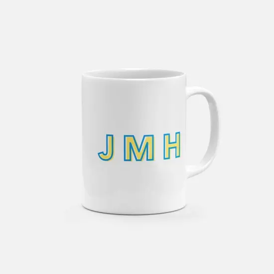 Monogram Initials 11oz Mug X {1}