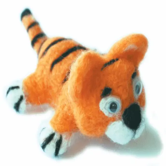 Felting kit Small tiger {1}