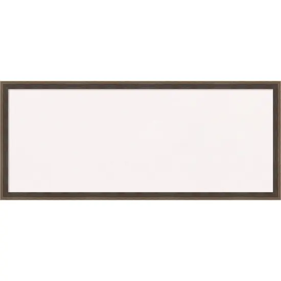 Hardwood Wedge Wood Framed Corkboard, White Cork Mocha {1}