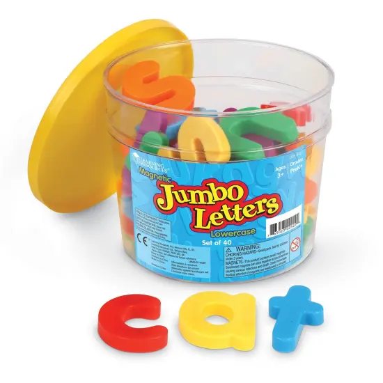 Jumbo Magnetic Letters and Numbers, Lowercase Letters {1}