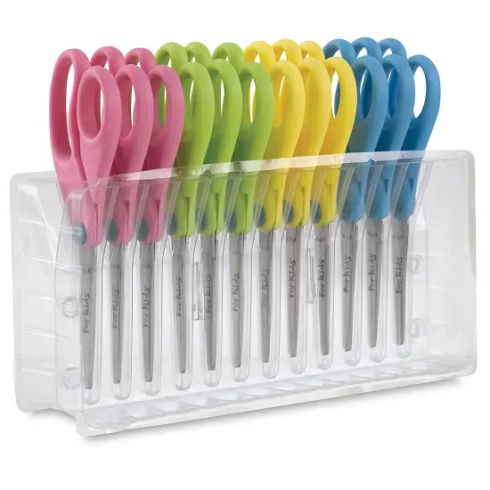 Stainless Scissors - Pkg of 12, Blunt {1}