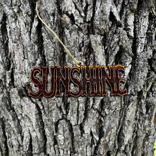 Sunshine - Cedar Ornament {1}