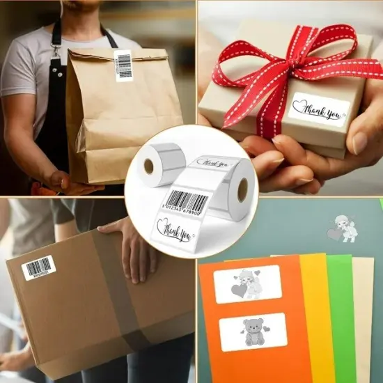 Thermal Printer Shipping Address Labels multi-size {5}