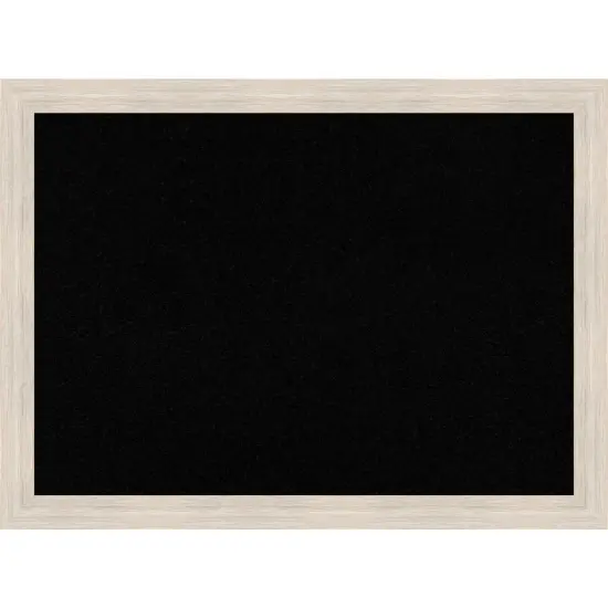 Hardwood Narrow Wood Framed Corkboard, Black Cork {1}