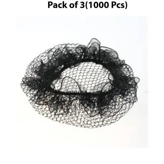 Large Black Hairnet - Like food and healthcare, serving to maintain hygiene standards | RAHEEV&reg; {1}