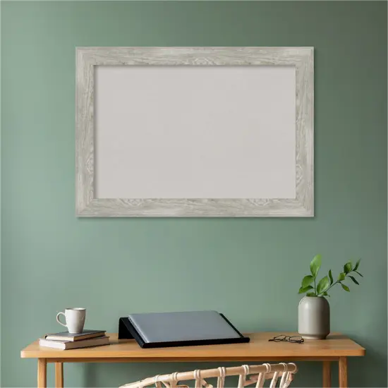 Dove Greywash Framed Corkboard, Grey Cork {5}