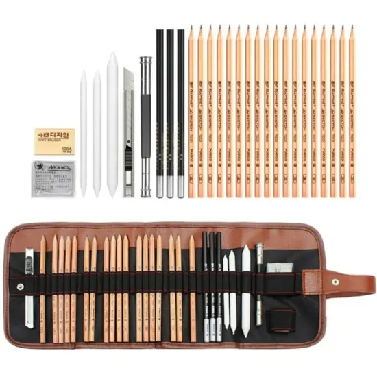 29 PCS Drawing Pencils and Sketch Charcoal Art Tools {1}
