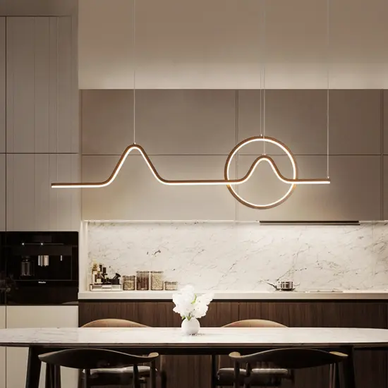 Kitcheniva Modern Island Pendant Lamp Chandelier With Remote {2}