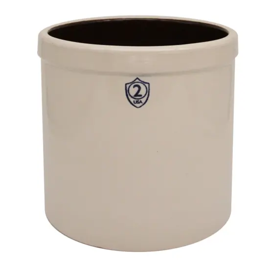 Ohio Stoneware Numbered Pickling and Fermenting Crock 2 Gallon {1}