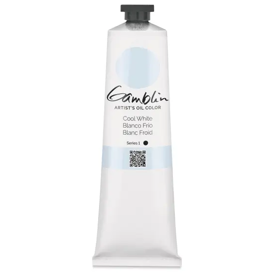 Gamblin Artists' Oil Color - Cool White, 150 ml tube {2}