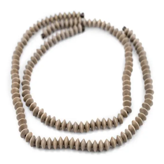 The Bead Chest Brown Bicone Natural Wood Beads (5x8mm): Organic Eco-Friendly Wooden Bead Strand for DIY Jewelry, Crafts, Necklace and Bracelet Making {3}