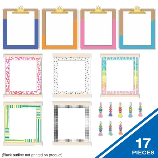 Carson Dellosa Creatively Inspired 17-Piece Classroom Display Bulletin Board Set, Colorful Clipboards, Frames, Bulletin Board Decorations, Inspirational Colorful Classroom D&eacute;cor {2}
