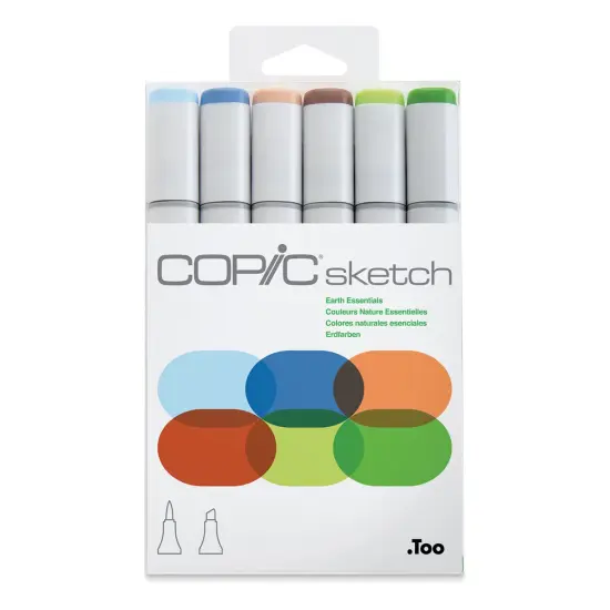 Copic Sketch Marker Set - Earth Essentials, Set of 6 {2}