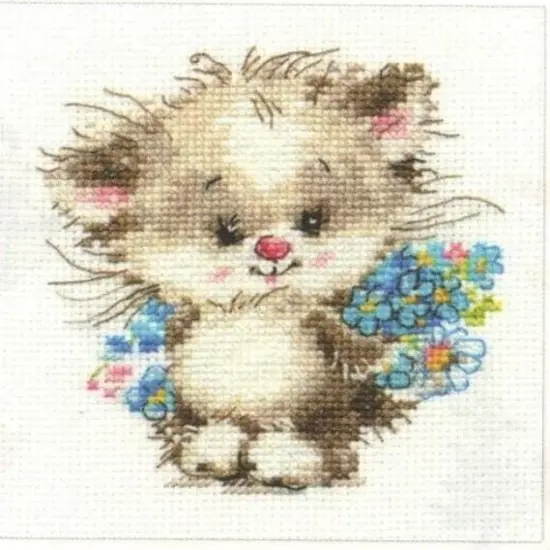 To my Favorite Cat 0-126 Counted Cross-Stitch Kit {1}