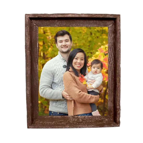 Rustic Farmhouse Signature Series Reclaimed Wood Picture Frame Brown {4}