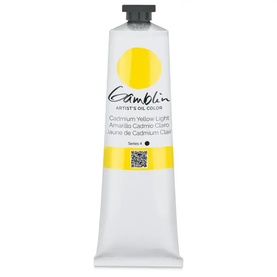 Gamblin Artist's Oil Color - Cadmium Yellow Light, 150 ml tube {2}