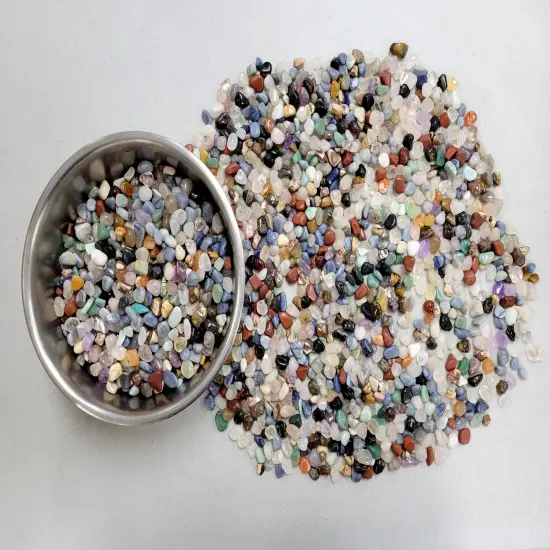 Mini Tumbled Stone Crystals Bulk - Brazilian Mix {7}
