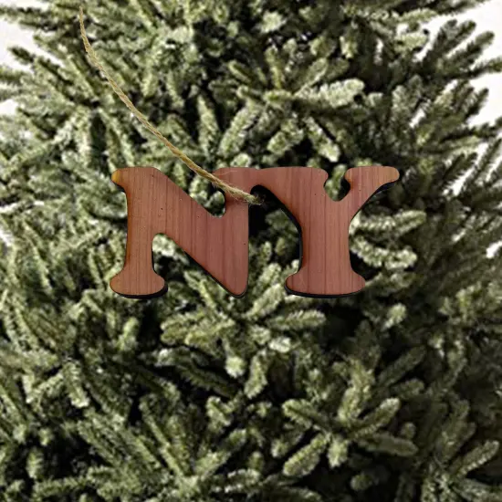 NY - Cedar Ornament {3}