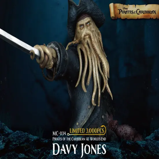 Pirates of the Caribbean Master Craft Davy Jones Table Top Statue {5}