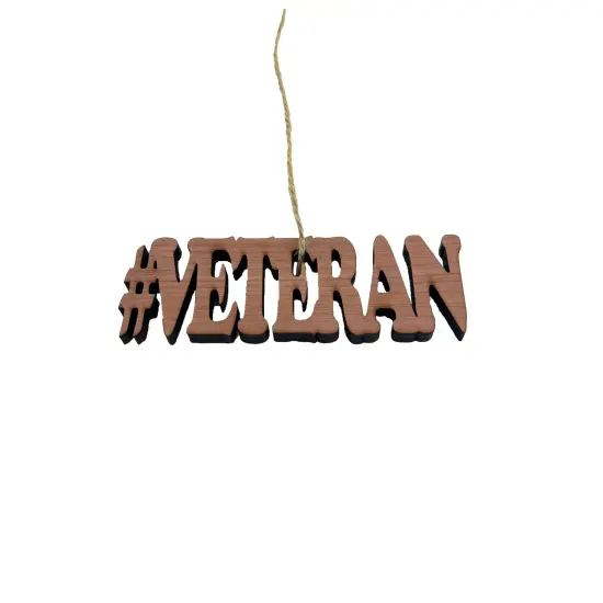 Cedar #Veteran - Cedar Ornament {1}