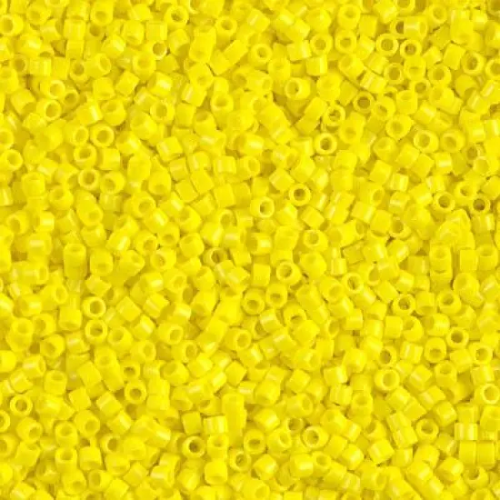 Miyuki Delica Bead 11/0, DB0721, Op Yellow, 50 grams {1}