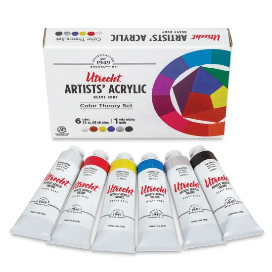 Utrecht Artists' Acrylic Paints - Color Theory, Set of 6 {1}