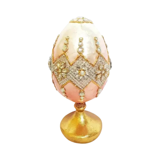 Easter Decorations - Capiz Jeweled Egg Stand&nbsp;for Easter {1}