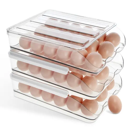 Creekview Home Emporium 3 Tier Stackable 48 Egg Holder for Refrigerator {1}