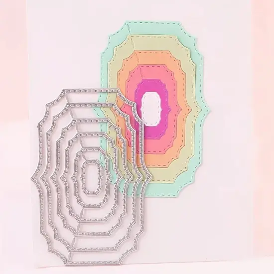 Metal Frame Nesting 6 Piece Dies Set {1}