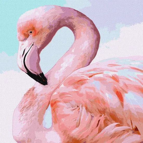 Painting by Numbers kit Pink flamingo KHO4397 {2}