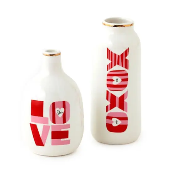 XOXO Bud Vase - Set of 2 {1}