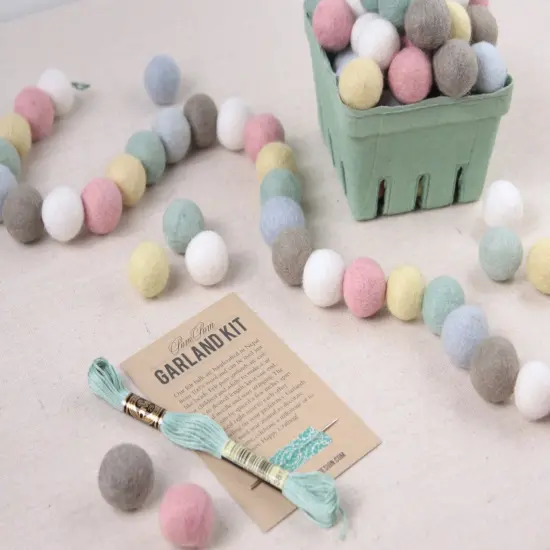 Felt Balls, Swan Lake Pom-poms {4}