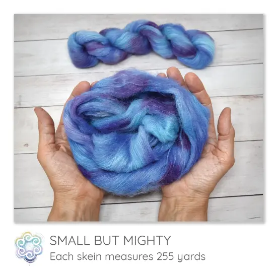 Suri Sensation Brushed Suri Alpaca: Super-Soft Lace Weight Yarn for Knit and Crochet, Non-Itchy, Pacific Northwest Hand Dyed. {4}