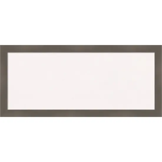 Edwin Wood Framed Corkboard, White Cork Clay Grey {1}
