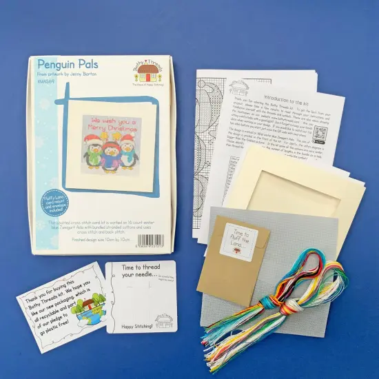 Penguin PalsXMAS69 Counted Cross Stitch Kit {2}