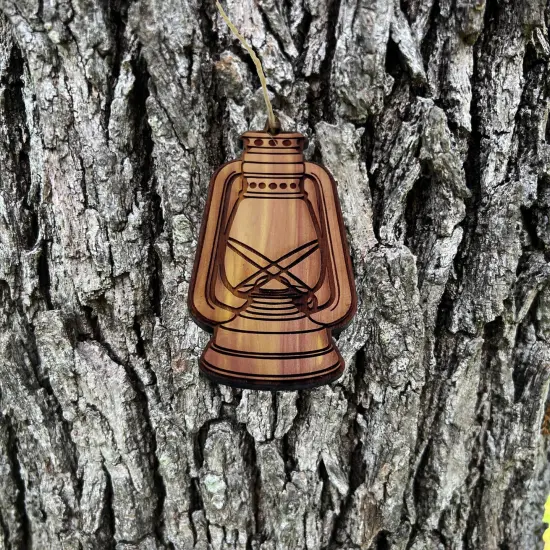 Lantern - Cedar Ornament {3}