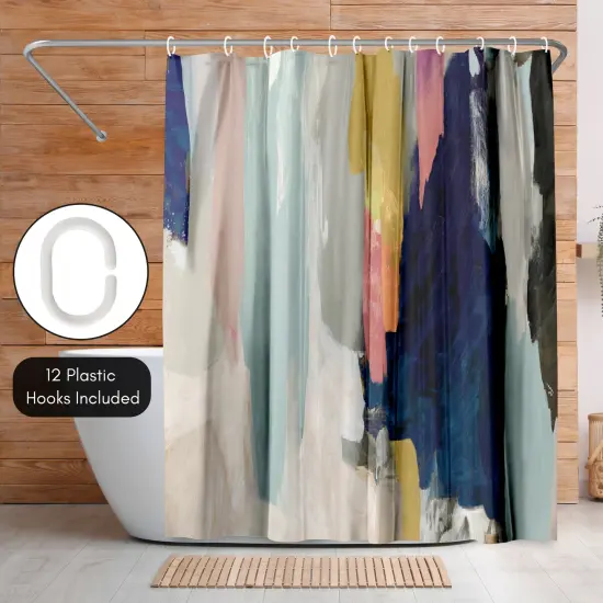 Americanflat 71" x 74" Shower Curtain, Somber by PI Creative Art {5}